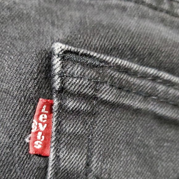 Men's Levi's 511 Black Jeans 33x30 - Picture 7 of 9